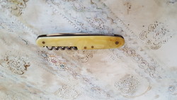Dreiturm Solingen pearl handle pocket knife with corkscrew
