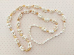 Craft women's necklace with seashells