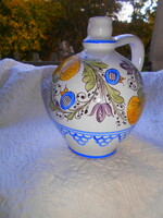 Hand-painted sample Haban-style jug - with painterly signature - beautiful piece of craftsmanship