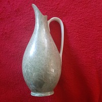 An interesting green marble porcelain jug with a green marble effect