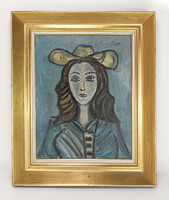 Pablo Picasso Keretezett Olajfestmény 1 forintról!!!