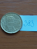 GÖRÖGORSZÁG 20 EURO CENT 2020 Ioannis Kapodistrias  383.