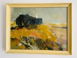 László Bod: Gallery oil painting entitled summer