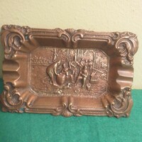 Bronze or copper ashtray