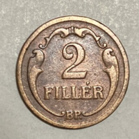 Nice 2 pence 1931 Kingdom of Hungary rare! (127)