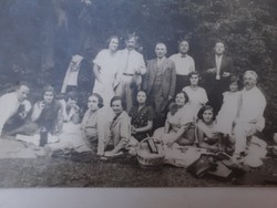 Régi fotó csoportkép 1938 vintage fénykép Szent Jánoskút