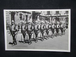 1929 Budapest State House King's Honor Guard Procession photo photo sheet