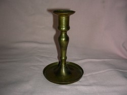 Antique small copper candle holder