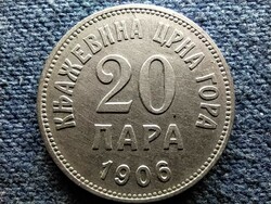 Montenegró I. Miklós (1860-1918) 20 para 1906 (id52283)