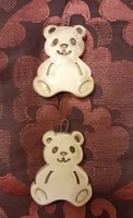 Christmas ceramic teddy bear, teddy bear decorations