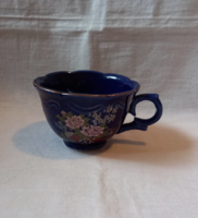 Kínai kék porcelán virág mintás csésze