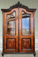 Gyönyörű 18. századvégi könyvszekrény irodaszekrény