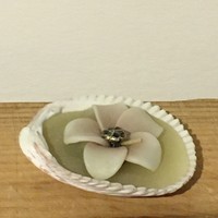 Kagyló virág mécses