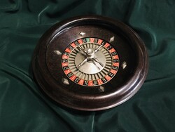 Art-deco vinyl roulette wheel 1930s
