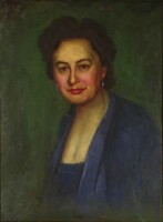 1L081 xx. Century Hungarian painter: female portrait
