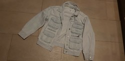 Pull&bear jeans men, unisex denim jacket, denim jacket size s, 26
