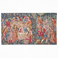 Vintage tapestry tapestry, wall protector, tapestry 75 x 125 cm