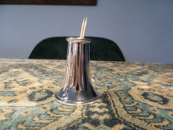 Art deco silver toothpick holder / toothpick holder
