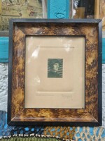 Signed and Marked Dutch Steel Portrait