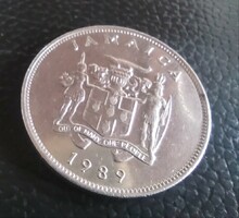Jamaican. 25 Cent. 1989. Nice condition