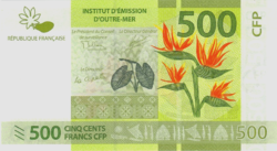 French Pacific Territories 500 francs 2018 unc