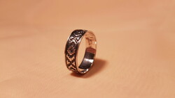 Női ezüst (925) gyűrű MEXICO 1 gramm, 17 mm átmérő