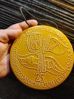 15 cm wall decoration in advance for the 25th anniversary of Kispest pioneering movement