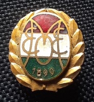 Meow. 1899 National Association of Hungarian Breeders 22x19mm. Badge, badge. There is mail!