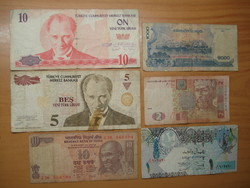 Foreign mixed collection lot 6 pcs