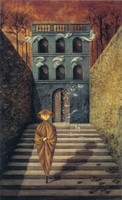 Remedios varo breakup reprint print, nun monastery convent surrealist painting allegory