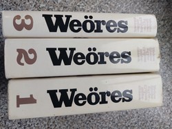 Sándor Weöres: collected literary translations 1-3. HUF 4,999.