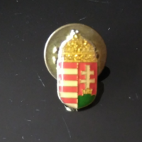 Old Hungarian badge - badge in the shape of Hungarian coat of arms