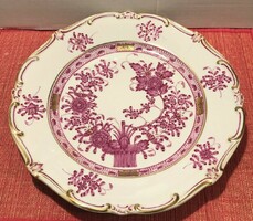 Weimari Weimler porcelán kézzel festett tányér