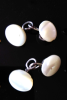 Old retro mother of pearl cufflinks