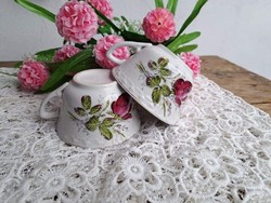 Beautiful Rare Antique Porcelain Floral Koma Mug Tea Cup Cups Koma Cup Collector's Beauty