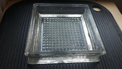 Retro change tray with thick glass walls, nostalgia, collector's item/shop accessory