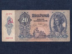 Háború előtti sorozat (1936-1941) 20 Pengő bankjegy 1941 sarló-kalapács (id64638)