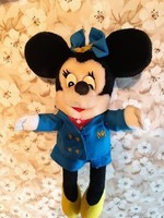 Retro Walt Disney rajzfilm figura, plüss Minnie egér