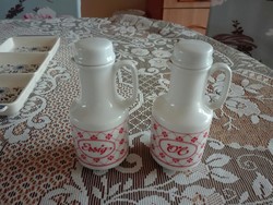 2 Oil and vinegar pourers xx