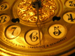 1882 es számlapos Kandalló 6 oszlopos gránit óra hozzá +1-db Usa Ansonia clock szerkezet  253000 FT