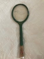 Semperit retro teniszütő,fából készült.Mérete: 69x23 cm zöld színű