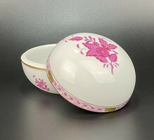 Herendi porcelán bonbonier - Apponyi mintás