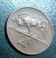 Dél Afrika.1978.2 cent( Búr  és Angol nyelvű."suid-south")