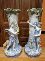 Amazing pair of szecesszios vases