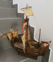 Santa Maria hajó modell/makett