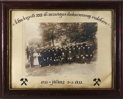 1L222 Antik bányász ereklye XXIII-ik országos dalosverseny fotográfia 1933