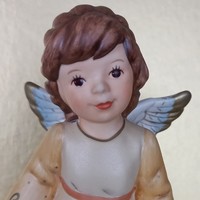 Goebel angel on cloud with candle (10 cm)