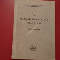 A magyar helyesírás szabályai 1963.