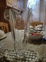 25 X11 cm simply elegant! Exceptionally beautiful glass vase xx