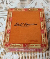 Robt.Burns cigarillos cardboard cigarette box